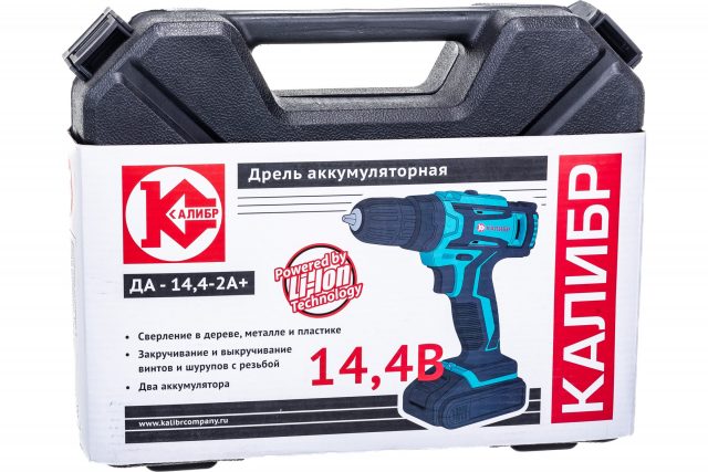 Шуруповерт аккумуляторный Калибр Li-on 14.4 В