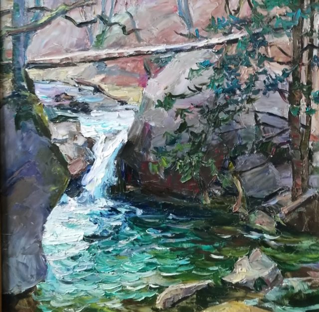 Картина Тисовый водопад Кавулич Н.М